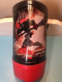 LEGO Bionicle Turahk #8592 with Container Pre-owned w/worm