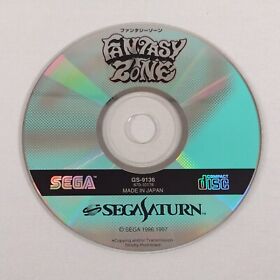 Japanese Fantasy Zone Sega Saturn Japan Import Disc Only US Seller Tested