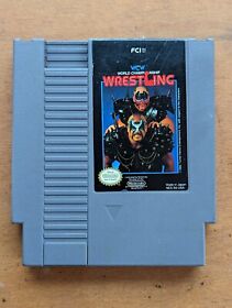 Nintendo NES WCW Wrestling World Championship Cartridge Tested Working