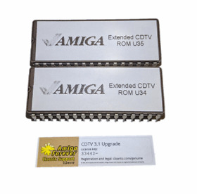 New Extended Licensed Upgrade ROM Set U34 & U35 V2.30 for Amiga CDTV 618