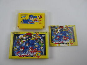 Rockman 6 with box and manual Famicom FC Japan Ver