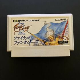 Final Fantasy 3 - Nintendo Famicom NES NTSC-J Japan SQF-FC 1990 RPG