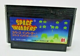 Space Invaders 1985 Taito 01 Japanese Import Nintendo Famicom Loose