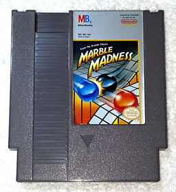 Marble Madness (Nintendo NES) With Hard Case Authentic Tested
