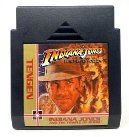 Indiana Jones And The Temple Of Doom Tengen NES Nintendo Tested