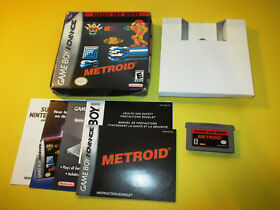 Metroid Classic NES Series Nintendo Game Boy Advance w/Box, Manual & Inserts