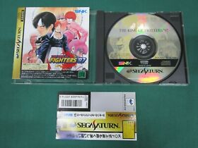 Sega Saturn - The King of Fighters '97 - included spine card. *JAPAN GAME* 19849