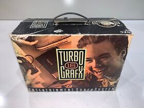 NEC TurboGrafx-16 System Console Complete in Box CIB with Keith Courage Game #4