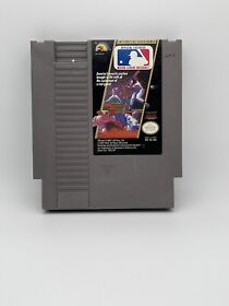 Cartucho de béisbol de las Grandes Ligas (Nintendo NES, 1987) probado y auténtico