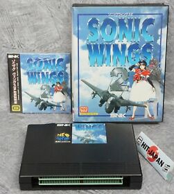 SONIC WINGS 2 NEO GEO AES SNK FREE SHIPPING JAPAN Ref 2621