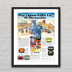 Lone Ranger Nintendo NES Glossy Poster Print 18" x 24" G0069