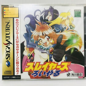 Sega Saturn Software :  Slayers Roiyaru Kadokawa Shoten ESP Onion Egg Japan