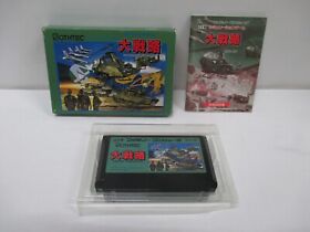 NES -- DAISENRYAKU Strategic Confrontation -- Box. Famicom, JAPAN Game. 10332