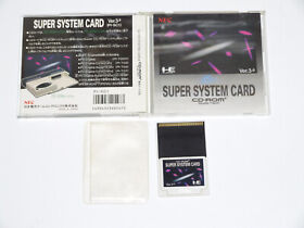 NEC PC-Engine Super System Card Ver.3.0 SCD CD-ROM Fully Working Tested CMK