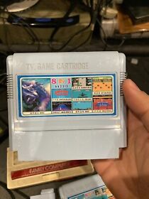 Famicom NES Game KK3313 8in1 with Shock (Waixing) more games from Chinese Dev
