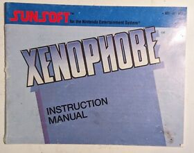 Xenophobe NES Instruction Manual Only VG Condition No Game 1988 Used