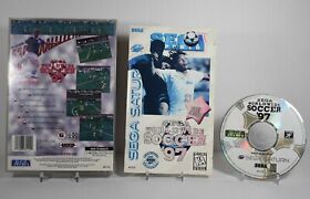 Sega Worldwide Soccer '97 (Sega Saturn, 1996) Complete and Tested