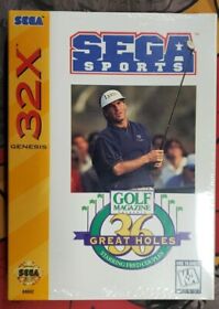 GOLF Magazine Presents 36 Great Holes Starring Fred Couples (Sega 32X NEW SEALED