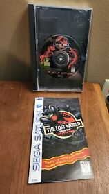 1997 The Lost World: Jurassic Park Sega Saturn Complete Manual TESTED & WORKING!