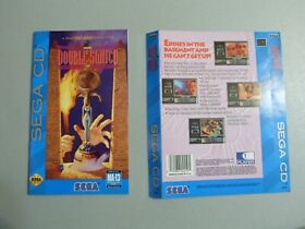 Double Switch Manual & Back Cover Art Only, NO GAME! 100% Original, Sega CD