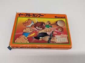 Famicom - Yie Ar Kung-Fu (Damage Box and Tray, No Manual) - Japan Import