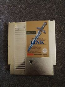 Nintendo NES ZELDA II: THE ADVENTURE OF LINK Game Cartridge issue 12B NES-AL-FRA