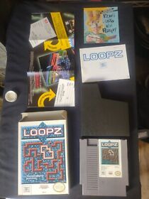 Loopz For NES With Instruction Book An All