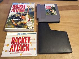 Racket Attack Nintendo NES PAL B EMBALAJE ORIGINAL EN CAJA CAJA completo NOE #2