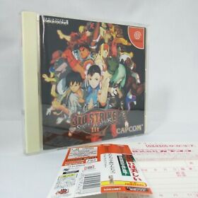 Street Fighter III 3 3rd Strike with Case and Manual  [SEGA Dreamcast JP ver.]
