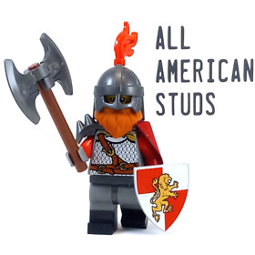 LEGO Castle Lion Knight Minifigure Kingdoms Scale Mail 853373 Armor 7187 7946