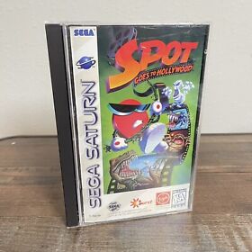 Spot Goes to Hollywood (Sega Saturn, 1996) Game and Manual Clean Disc Tested