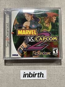 OEM Marvel vs. Capcom 2 (Dreamcast, 2000) NM Complete w/ Reg. [Tested]