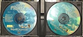Deep Fighter (Sega Dreamcast, 2000) Discs & Case (No Manual Or Cover)