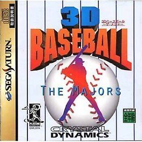 Sega Saturn 3d baseball Japan Game