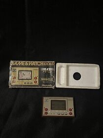NINTENDO GAME AND & WATCH Manhole 1981 JAPAN Complete VERY GOOD SHAPE