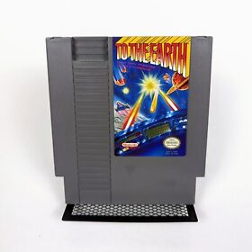 To The Earth NES Cartridge Only, Tested, Nintendo Entertainment System