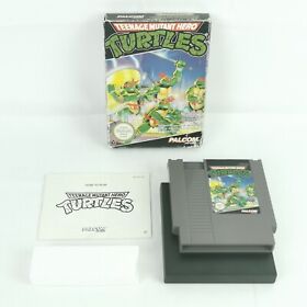 Teenage Mutant Hero Schildkröten NES Nintendo verpackt PAL