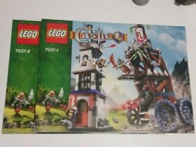 LEGO LEGOS  -  Set of 2 INSTRUCTION BOOKS for Lego Set 7037  Castle - Tower Raid
