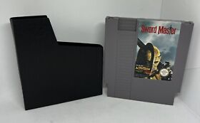 Sword Master Nintendo Nes Spielwagen UK-Version mit Hülle vollständig gereinigt/getestet