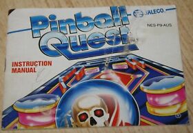 Nintendo NES Instruction Booklet AUS - Pinball Quest