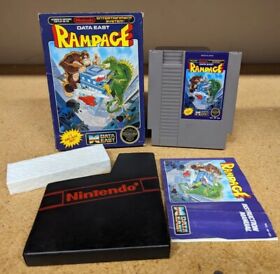 Rampage - Nintendo NES Cib Complete With Box Cart Manual