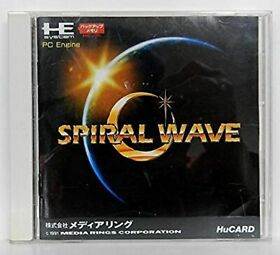 Spiral Wave PC-Engine Hu Grafx Import Japan Game