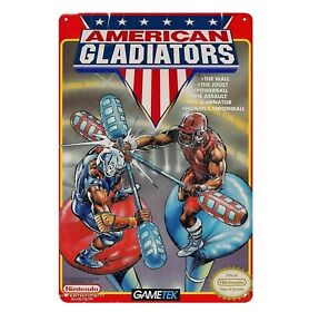 American Gladiators Nintendo Nes Video Game Metal Poster Tin Sign 20*30cm