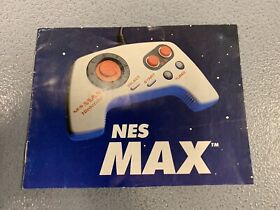 Vintage 1988 NES Max Nintendo Controller Original Manual