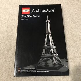 Lego Architecture The Eiffel Tower Building Set Instruction Manual Book 21019