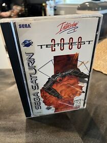 Tempest 2000 (Sega Saturn, 1996) complete tested w/ registration card