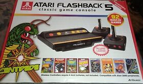 2014 COLLECTORS EDITION ATARI FLASHBACK 5 CLASSIC GAME CONSOLE 92 BUILT-IN GAMES