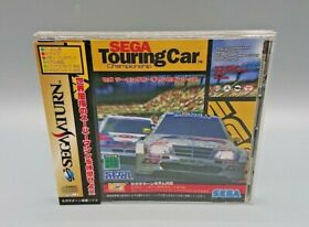 Sega Touring Car Championship Sega Saturn + Spine Card SS Japan NTSC-J