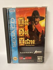 Mad Dog McCree (Sega CD, 1993) (CIB) Tested And Works
