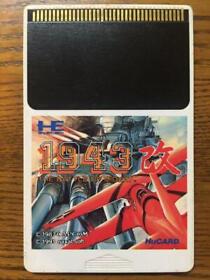PC Engine 1943 Kai Rare Hu Card only From Japan